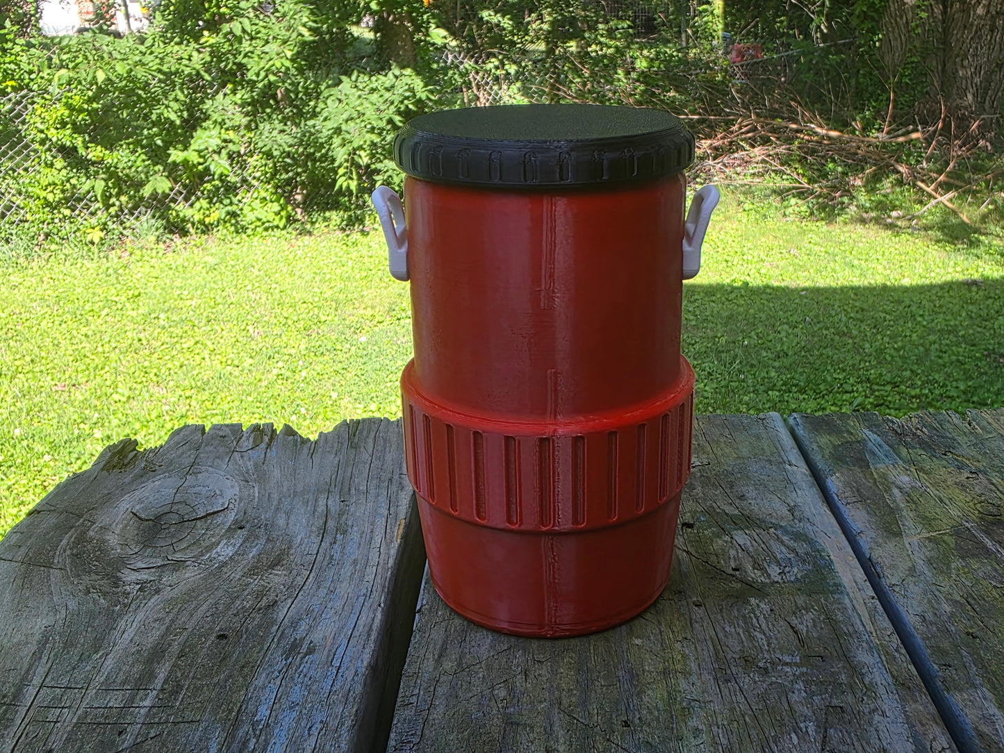 Milwaukee 12oz Can Cooler | 3D Printed Tool-Themed Drink Holder | Fits Standard Soda Cans | Garage Gift for DIYers | Contractor Gift | Shop Decor