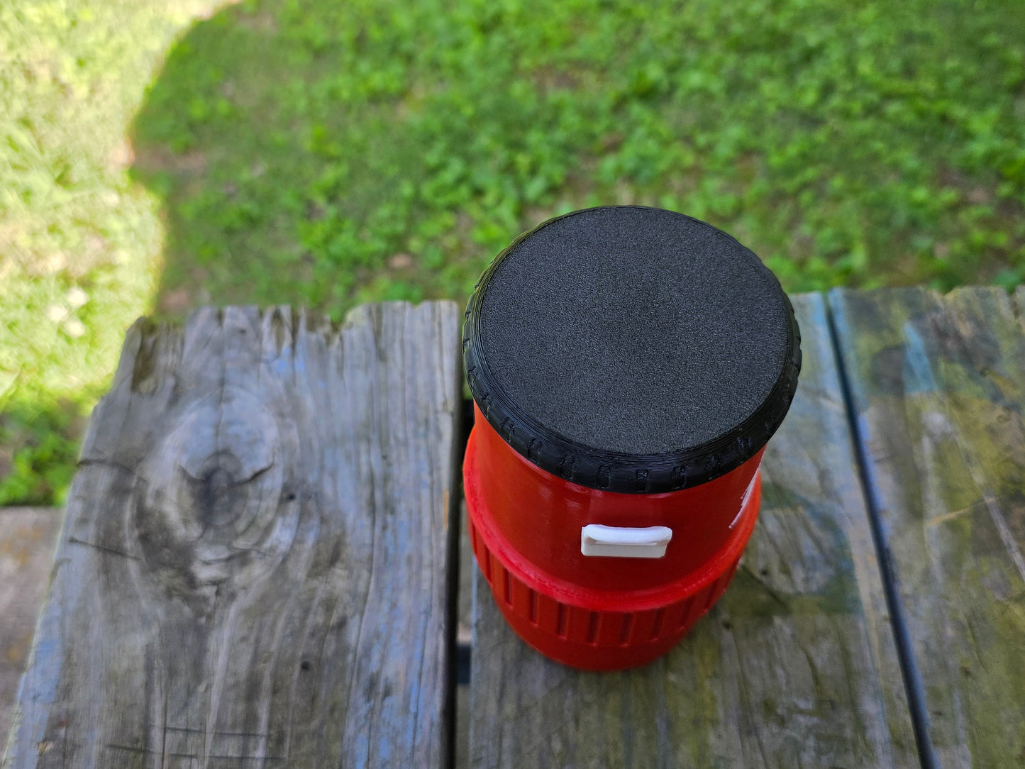 Milwaukee 12oz Can Cooler | 3D Printed Tool-Themed Drink Holder | Fits Standard Soda Cans | Garage Gift for DIYers | Contractor Gift | Shop Decor