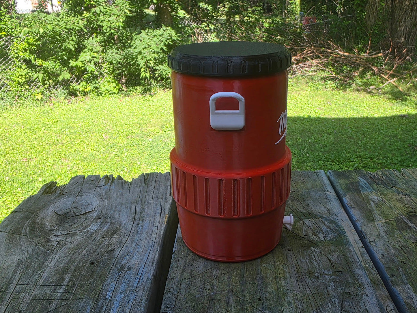 Milwaukee 12oz Can Cooler | 3D Printed Tool-Themed Drink Holder | Fits Standard Soda Cans | Garage Gift for DIYers | Contractor Gift | Shop Decor