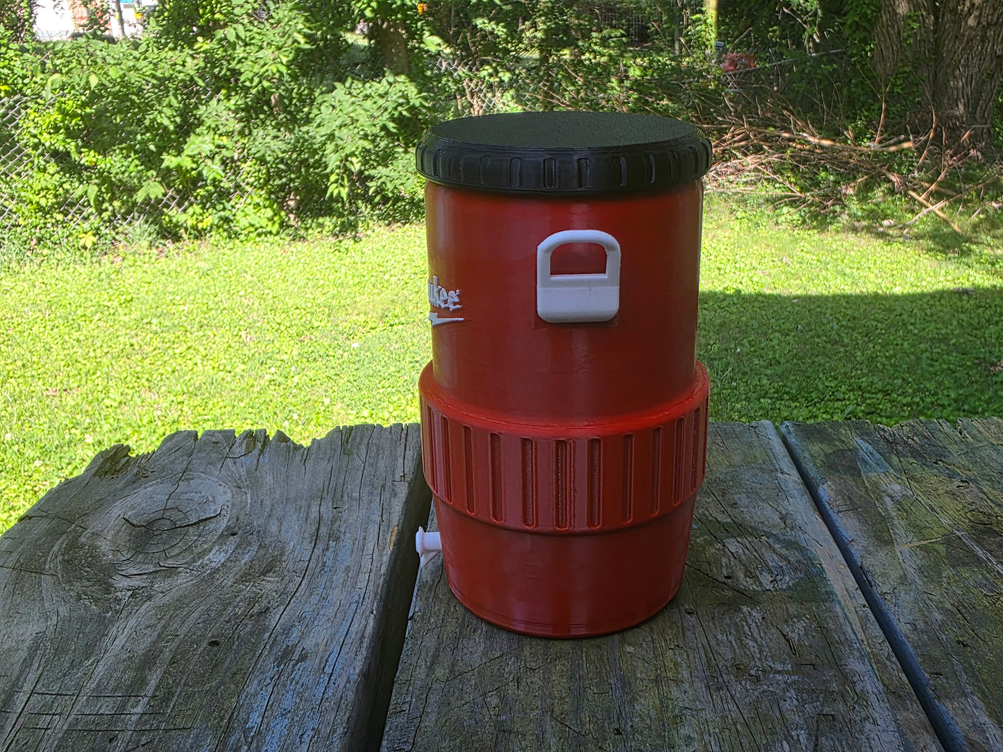 Milwaukee 12oz Can Cooler | 3D Printed Tool-Themed Drink Holder | Fits Standard Soda Cans | Garage Gift for DIYers | Contractor Gift | Shop Decor