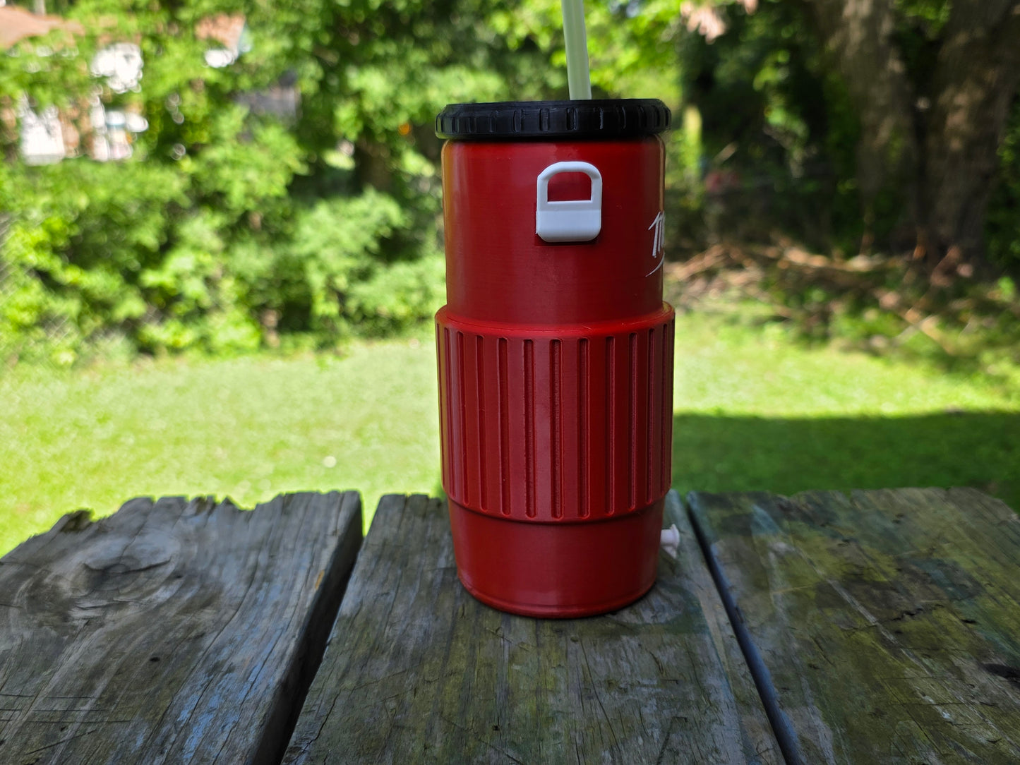 Milwaukee 16oz Can Cooler | 3D Printed Tool-Themed Drink Holder | Fits Large Energy Drink Cans | Garage Gift for DIYers | Contractor Gift | Shop Decor