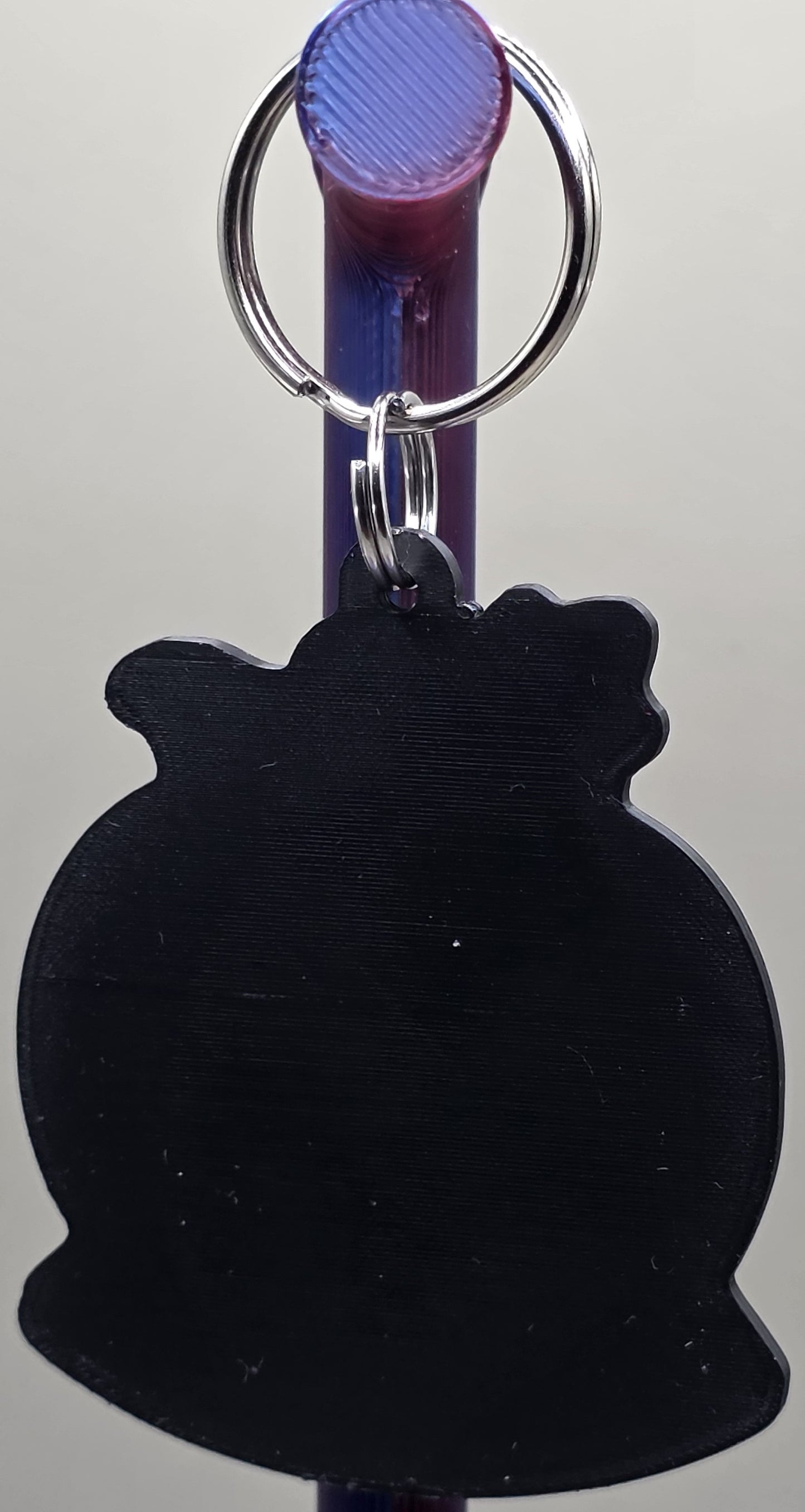 3D Printed Halloween Pumpkin Keychain, Trick or Treat Jack O Lantern Charm, Cute Fall Keyring, Spooky Season Bag Charm, Halloween Gift