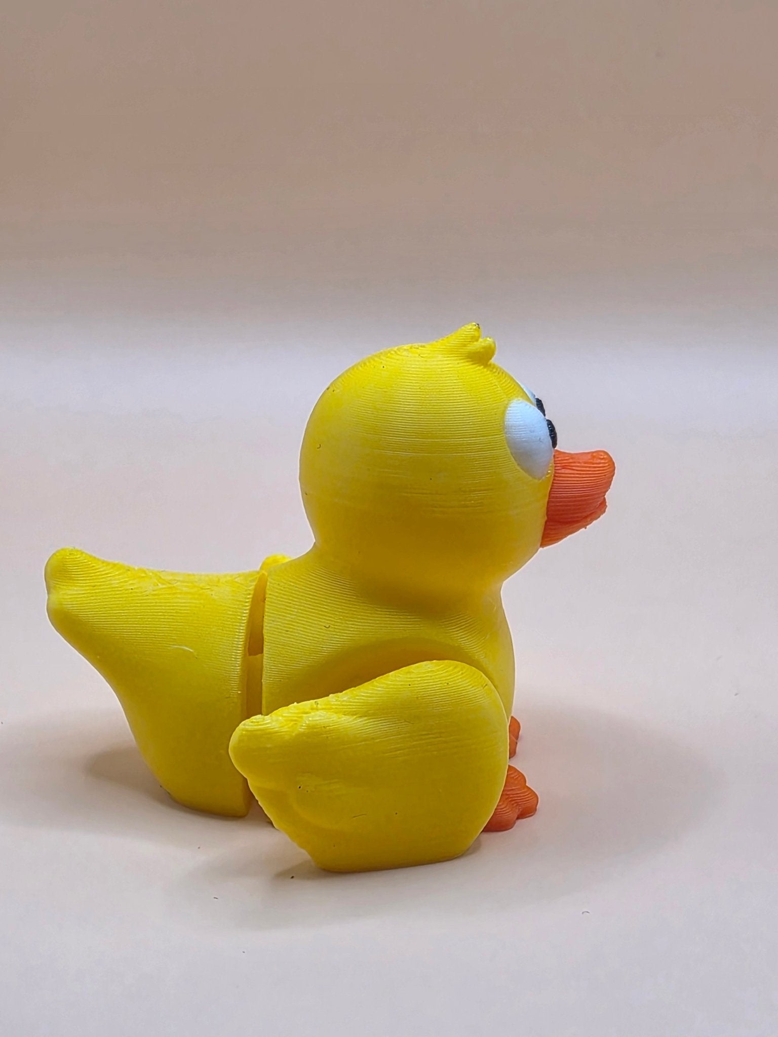 Cute Articulated Duck | 3D Printed Flexible Duck Toy | Fidget Duck | Desk Decor | Cute Animal Gift | Kawaii Duck | Printable Duck Figure - SkeletonEarth Designs