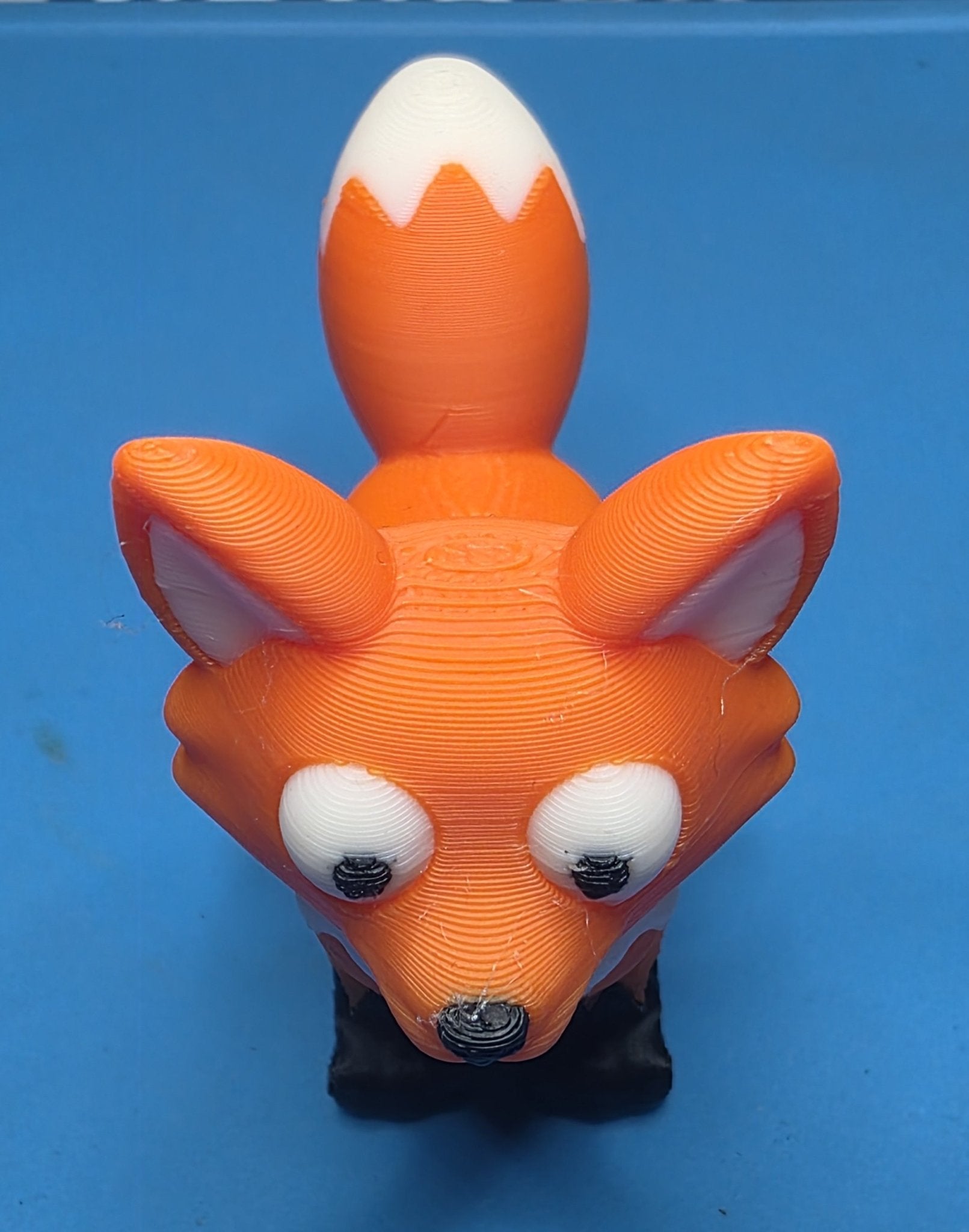Cute Articulated Fox | 3D Printed Poseable Fox | Orange Woodland Animal | Desk Decor Gift | Fidget Toy | Collectible Fox Figurine - SkeletonEarth Designs