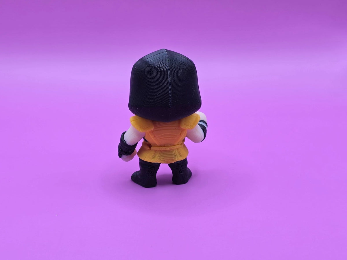 Mini Flexi Scorpion, Articulated 3D Printed Scorpion Figure, Cute Desk Fidget Toy, Fantasy Gamer Gift, Spooky Halloween Shelf Decor - SkeletonEarth Designs