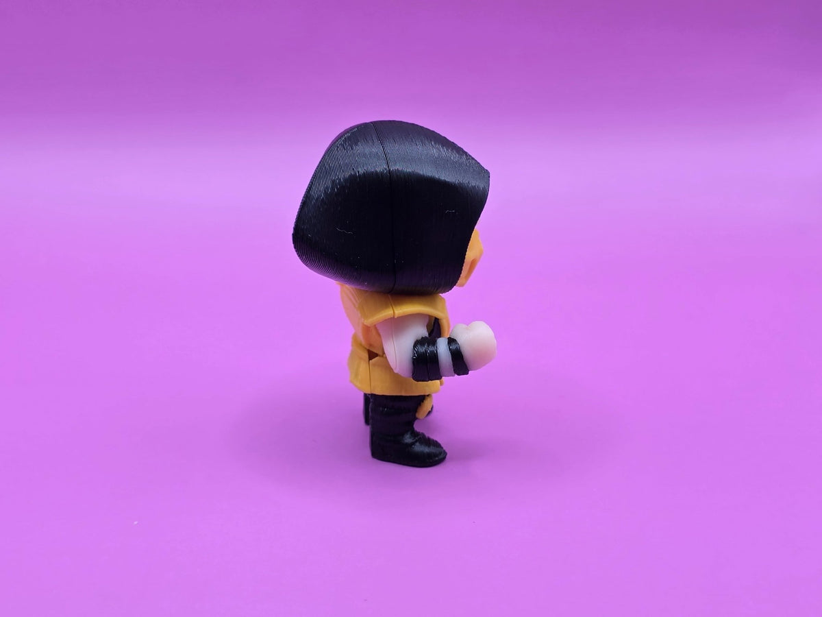 Mini Flexi Scorpion, Articulated 3D Printed Scorpion Figure, Cute Desk Fidget Toy, Fantasy Gamer Gift, Spooky Halloween Shelf Decor - SkeletonEarth Designs