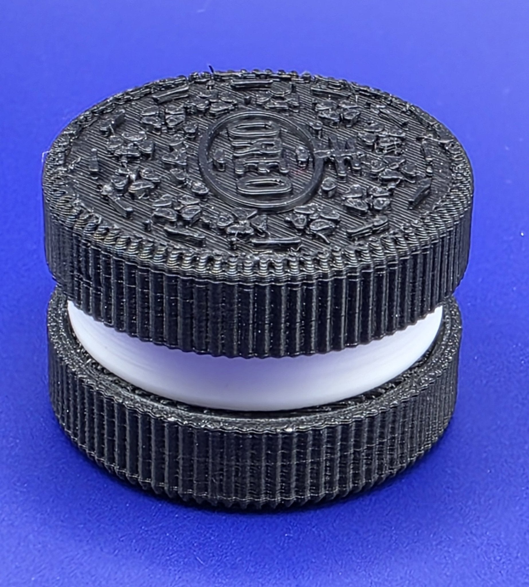 Oreo Clicker | 3D Printed Cookie - Inspired Fidget Toy | Satisfying Click Desk Toy | Novelty Gift - SkeletonEarth Designs